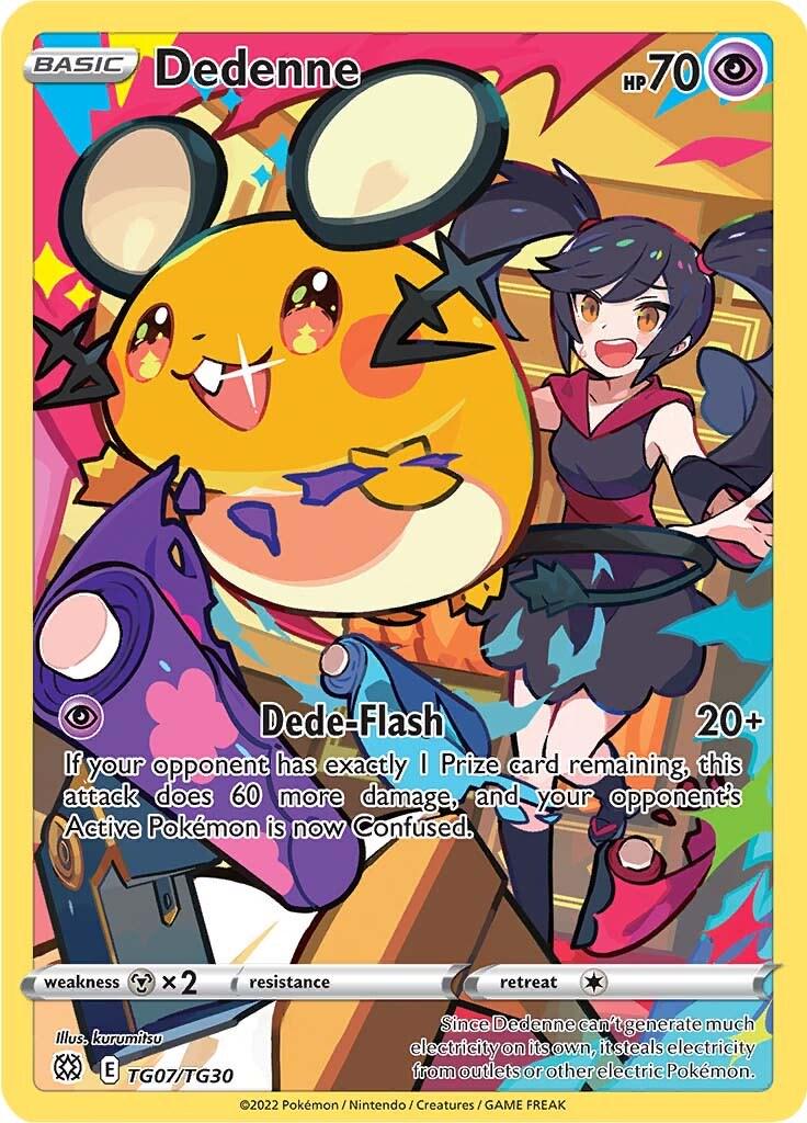 Brilliant Stars Dedenne Pokémon card